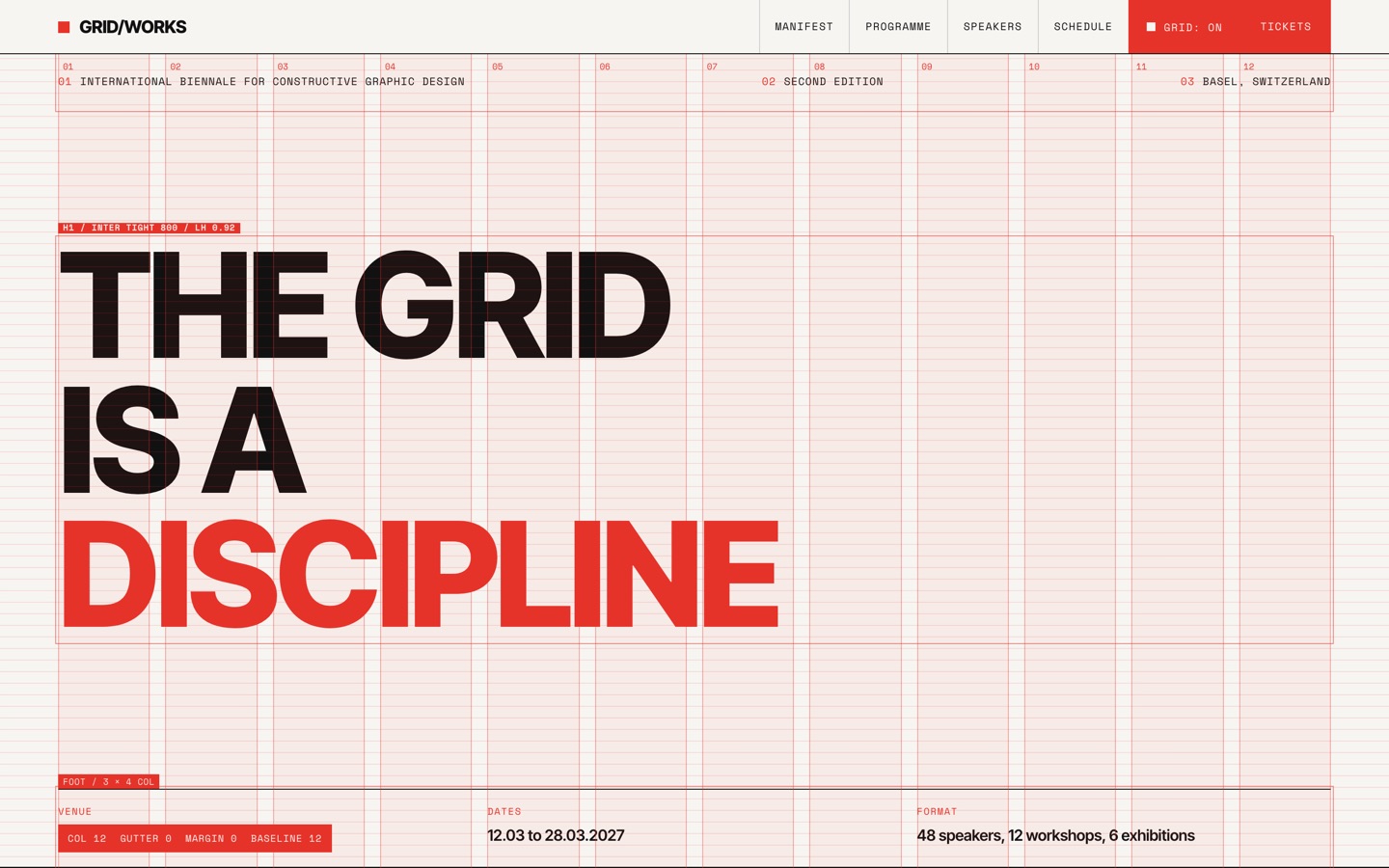 GRID/WORKS Biennale screenshot